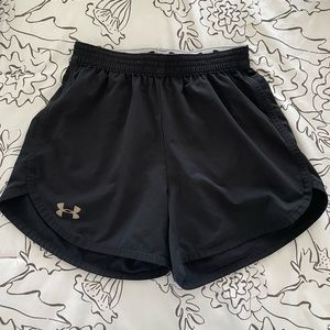Under Armour black workout shorts
